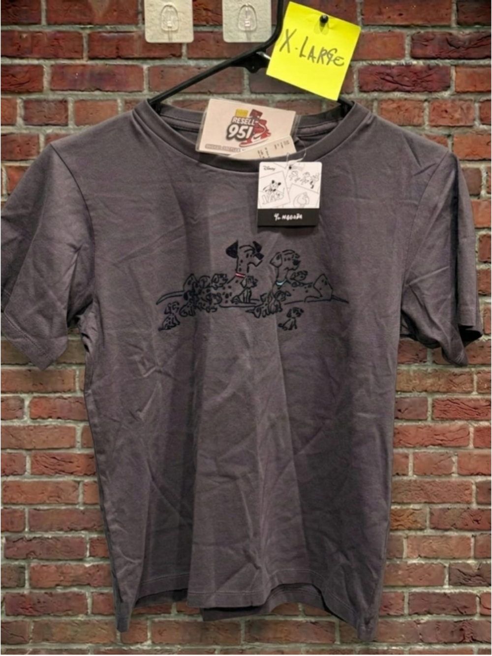 Uniqlo x Yu Nagaba 101 Dalmatians Graphic Tee Women’s XL Black 475334 NWT